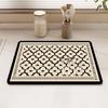 Kitchen Tableware Placemat Retro Heat Resistant Dinnerware Mat Kitchen Placemat Absorbent Drain Pad Drying Mat For Living Room