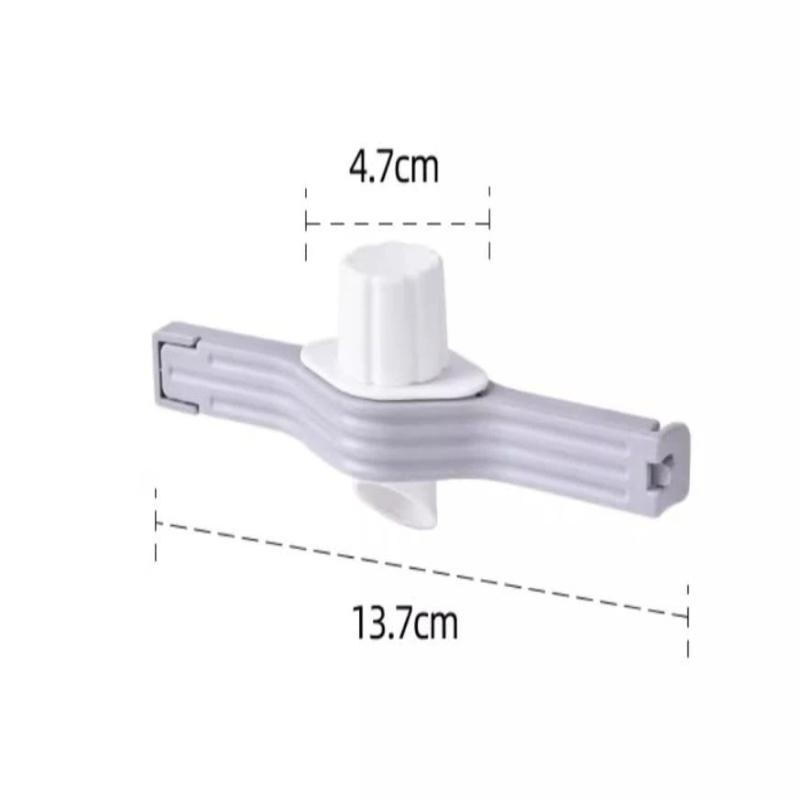 3Pcs Food Sealing Bag Clips BPA Free Screw Cap Snack Preservation Clips for Home Kitchen Picnic Food Storage
