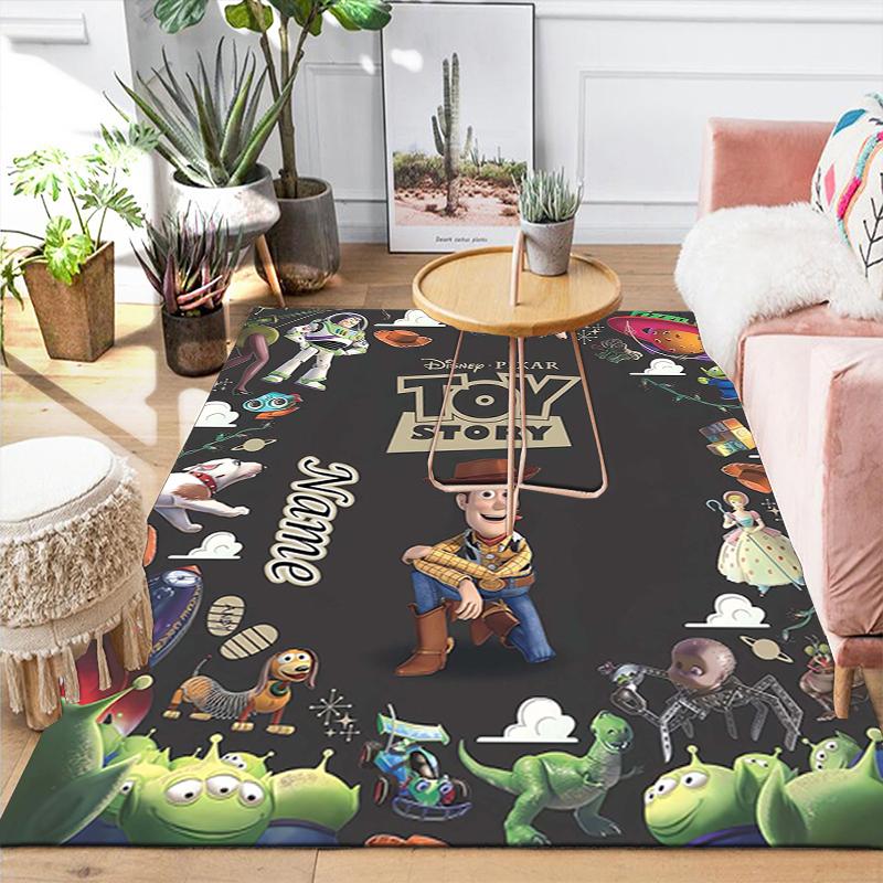 Custom 1Pc Toy Story Characters Rug Office Carpet Indoor Outdoor Entrance Doormat Nonslip Soft And Comfortable Living Room D916332