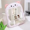 Cartoon Dressing Mirror Makeup Mirror Thick Folding Flip Student Portable Compact Makeup Mirror Table Desktop Mirror