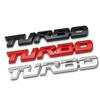 3D Auto Styling Aufkleber Metall TURBO Emblem Karosserie Heckklappe Badge Heckklappe