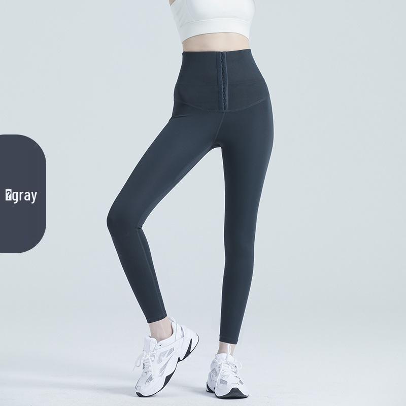 

Женские брюки для йоги с высокой талией и контролем живота, с дизайном пряжки для подтяжки бедер Small