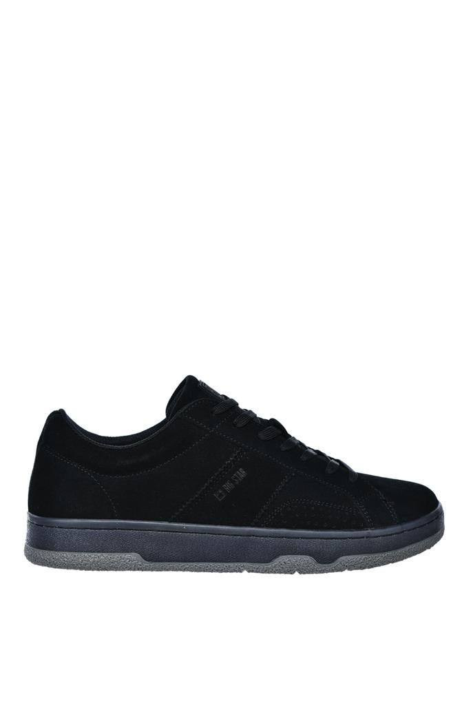 Big Star RR174352 Men's Shoes Black Classic Suede Court Sneakers