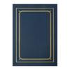 Decorative Folder for a Diploma, Gold Frame, Navy Blue (10)
