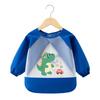 Waterproof Children's Long-Sleeve Coveralls - Anti-Stain Protective Bib Apron for Infants.