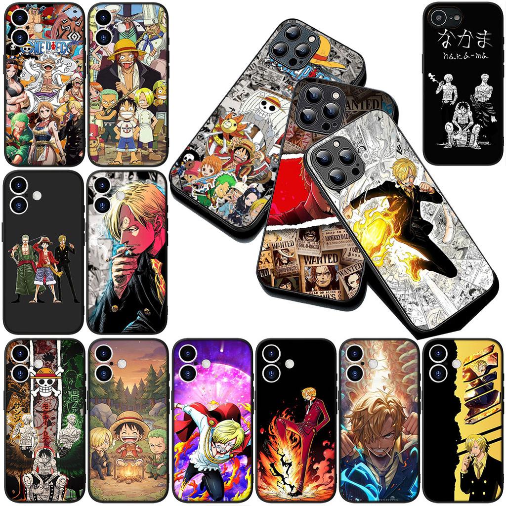 Cover for OPPO A80 A18 A16 A40 A17 A15 A38 A78 A79 A54 A57 A12 A60 5G 4G Casing Phone Case Roronoa Zoro Sanji One Piece Luffy