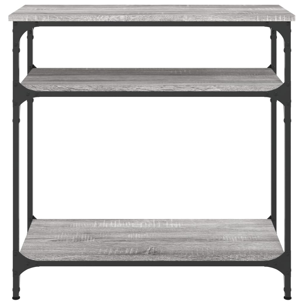 Console Table Grey Sonoma 75x29x75 cm Particleboard