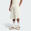 Adidas Originals Fashion Mesh Shorts With All Over Logo Solid Color Mid Rise Loose Fit Casual Shorts Men Shorts Ivory IT7508
