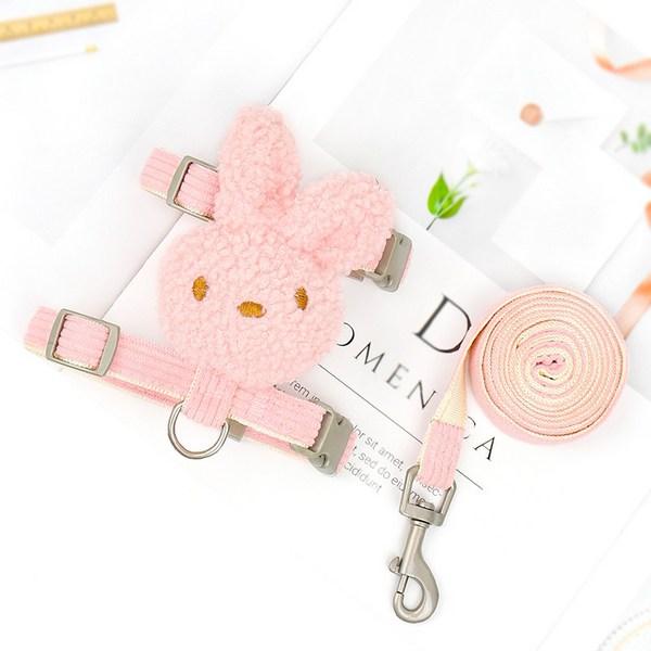 Pastelový mazlíček štěně Tosuni postroj + sada vodítka, růžová (Postroj), Růžový (Vést)