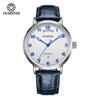 New Fashion Trend Mechanical Watch Leather Waterproof Double Calendar Automatic Mechanical Men's Watch Agent