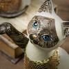 Estatua Creativa de Gato Siamés Adornos de Animales Encantadores Decoración de Escritorio Artesanía Moderna Escultura de Resina de Gatito Decoración Estética para Habitación