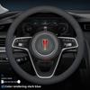 New Style Leather Car Steering Wheel Cover for HongQi HS5 E-HS9 E115 EHS9 H9 H5 HQ9 HS3 HS5 HS7 H6 L1