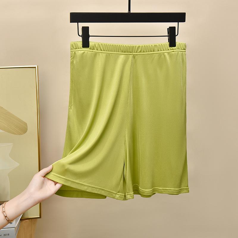 

Bohang Женский шелковый модный костюм с шортами до колена - Плотные, универсальные прямые брюки XL