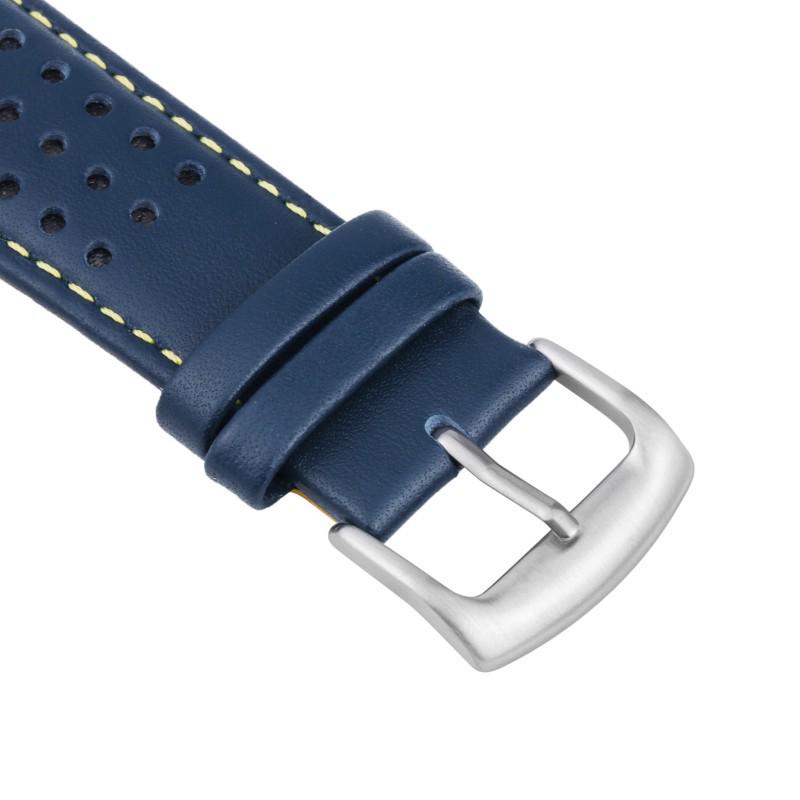 Compatible Blue Angel 1st, 2nd, 3rd Gen AT8020-54L/8020-03L Breathable Blue Cowhide Watch Strap