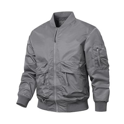 Work Jacket Men's Autumn and Winter Tough Guy Jacket Bomber Jacket Men's Flight Jacket Men's Clothing