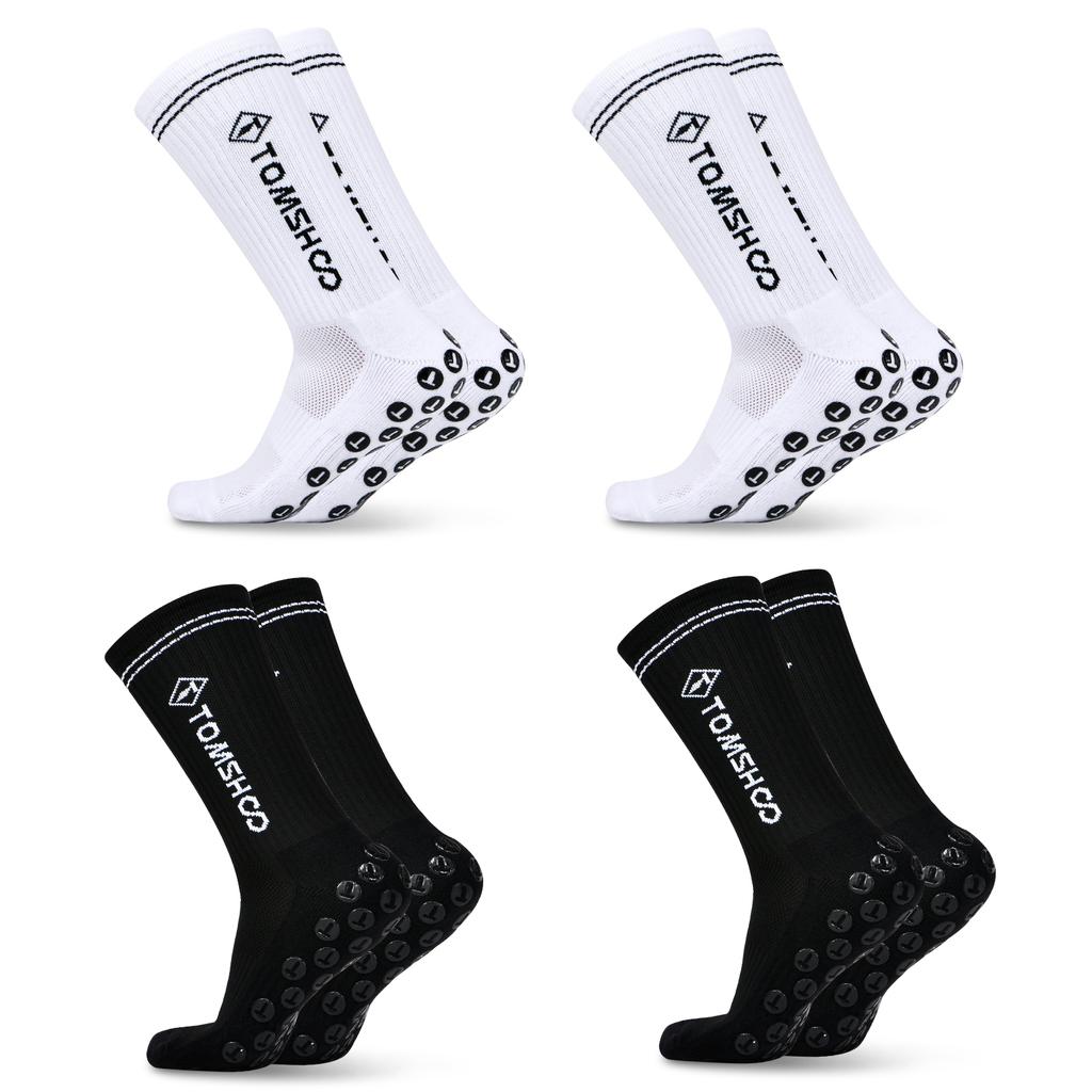 Football Socks for Men and Women Anti-Slip Grip Comfortable for Hiking Running Basketball
