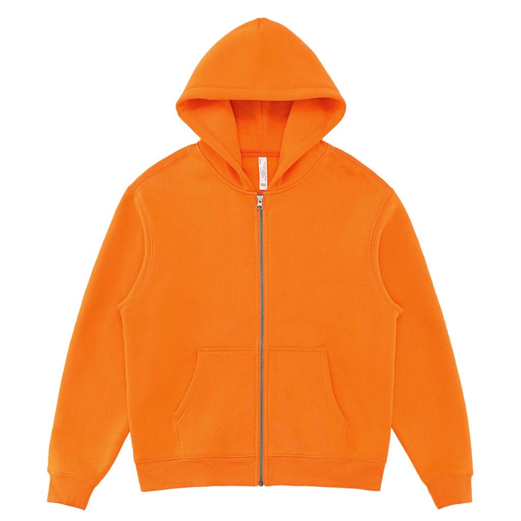 LVLV Custom | American 350g Fleece Brushed Wide-fit Zipper Hoodie with Embroidered Logo and Print Design