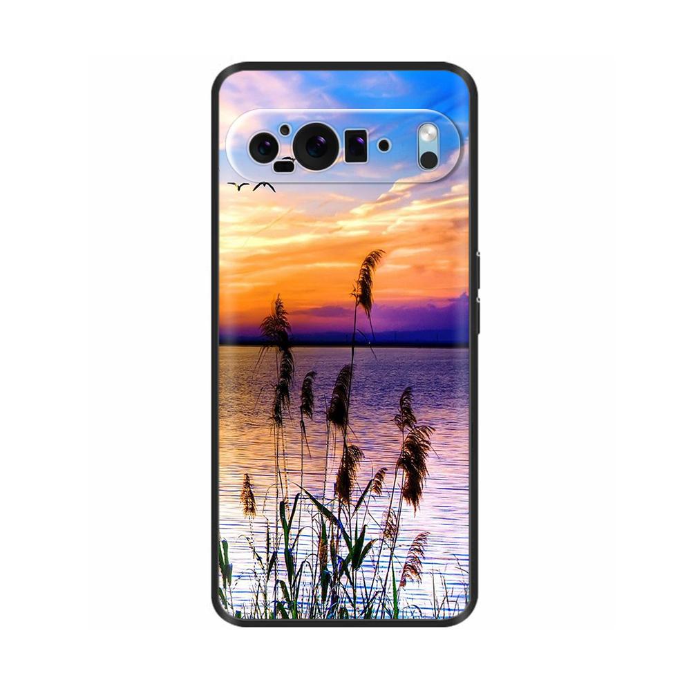 Para Google Pixel 10 Pro 10Pro XL Funda Dulce Amor Flor Suave Silicona TPU Cubierta para Google Pixel10 Pro XL Resistente a Golpes Carcasa Funda