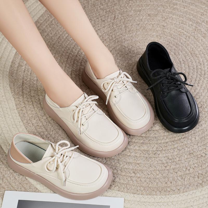 Soft-soled Black Shoes Autumn New Flat-soled Maternity Shoes Non-slip Comfortable Casual Shoes