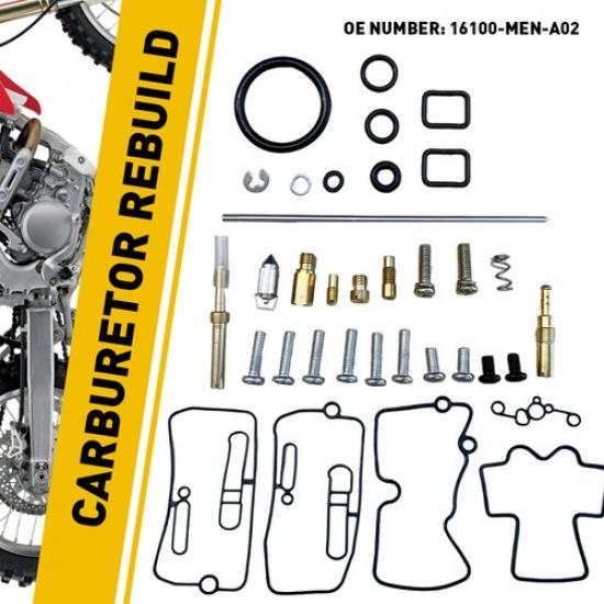 Карбюратор Карбюратор Ремкомплект Подходит для Honda CRF250R 2004-2017 2005 2006 2007