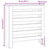Radiator Cover Sonoma Oak 78 x 20 x 82 cm Particleboard