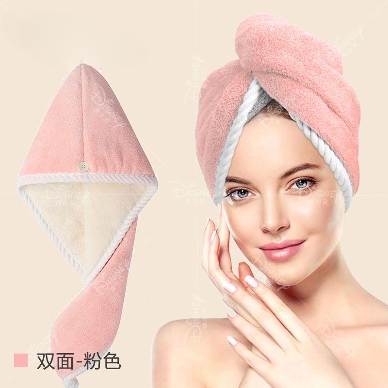 

Утолщенные шапочки для душа, бытовые, впитывающие воду, чепчики для волос, мягкие, удобные, аксессуары для ванной комнаты, быстросохнущие, повседневные, модные, шикарные розовый