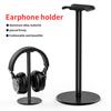 Black Premium Headset Stand Durable And Exquisite Craft Universal Holder For All Headsets Office