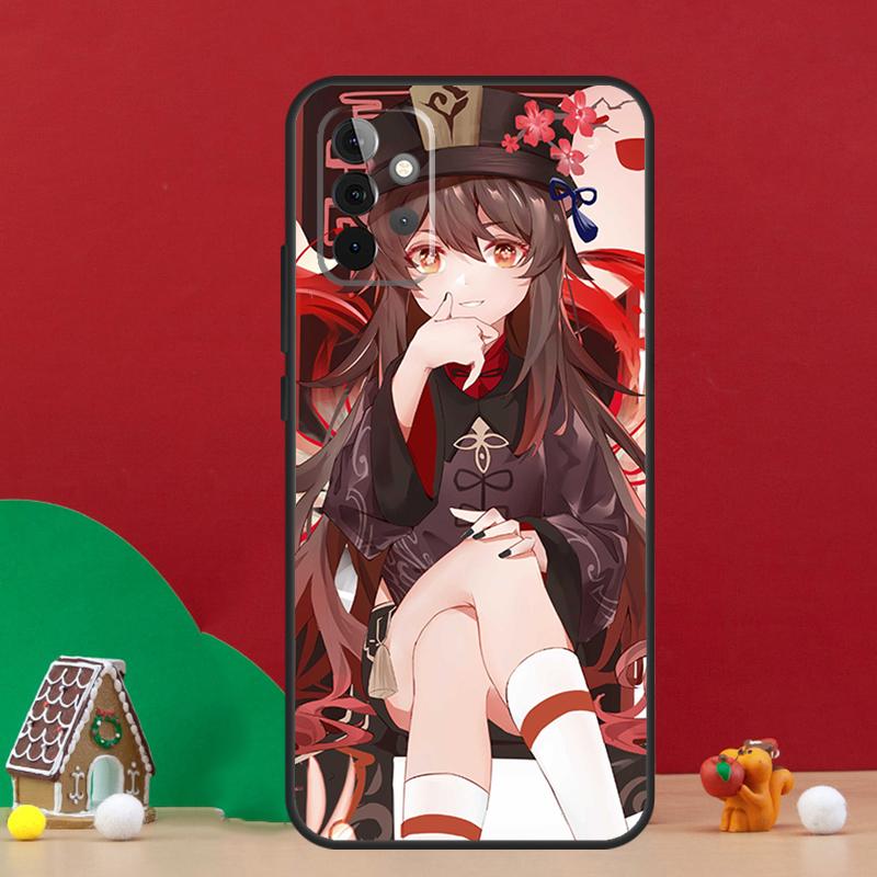 Hu Tao Genshin Impact Case For Samsung Galaxy A17 A06 A16 A56 A36 A54 A34 A14 A52 A32 A13 A23 A33 A53 A15 A35 A55
