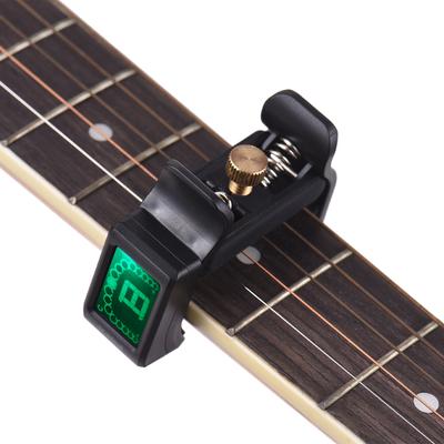 Meideal 2 en 1 Afinador de Guitarra Dispositivo de Prevención de Rotura de Cuerdas Afinador de Guitarra de Clip para Cromático