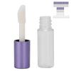 15 Pieces Small Lip Gloss Tube 1.2ML Lip Glaze Bottles Trial Packed Cosmetic Containers with Rubber