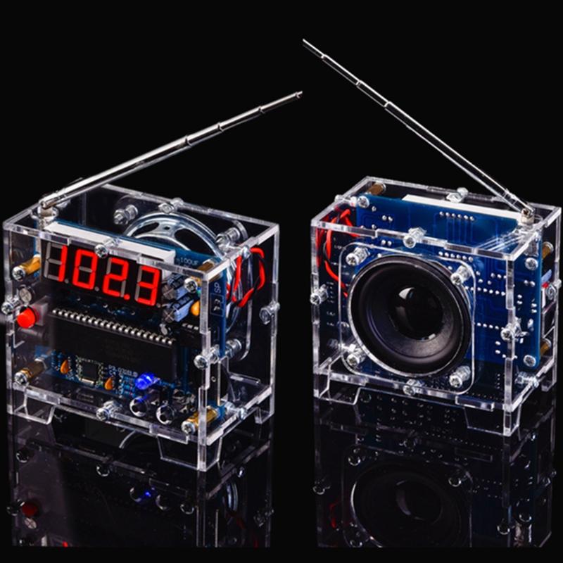 DC 5V Direct Current Working Voltage Radio DIY Kits Power-off Memory Function Power Saving Function Electronic DIY P