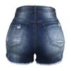 Fashion Womens Pocket Solid Jeans Denim Pants Female Hole Bottom Casual Shorts
