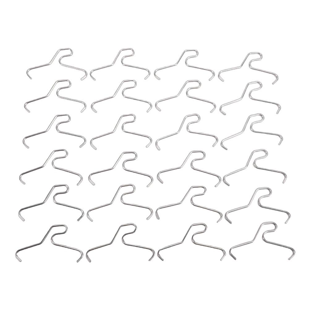 24Pcs Opening 2.08 in Brick Hook Clips Stainless Steel No Drill Brick Hooks for Wall Decorations