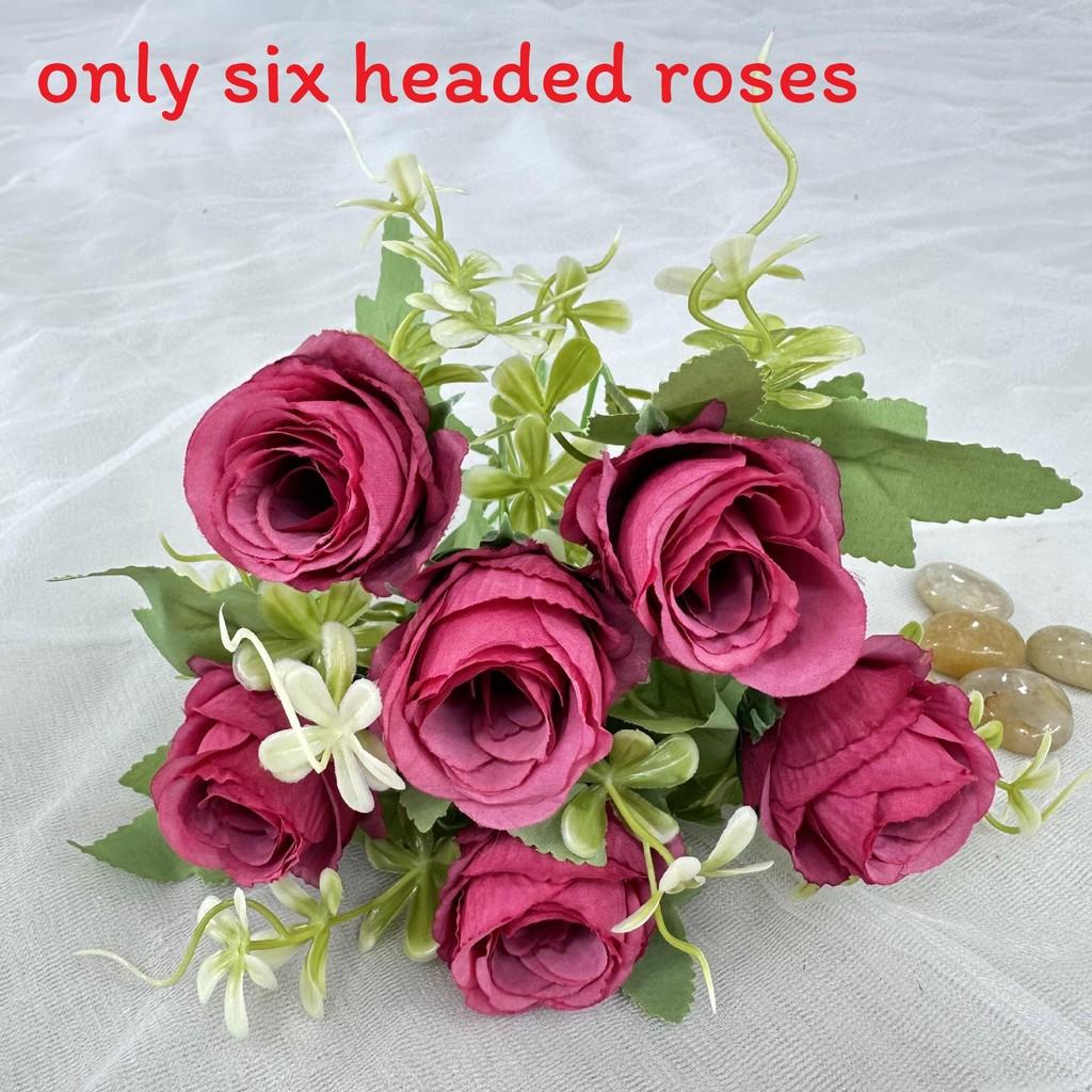 Silk Rose Artificial Flower For Wedding And Hotel Decor With Realistic Design For Photography And Home Styling