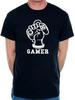 Gamer Fist Gaming T-Shirt Slogan Gamer X-Box Retro Funny Gift Mens T-Shirt