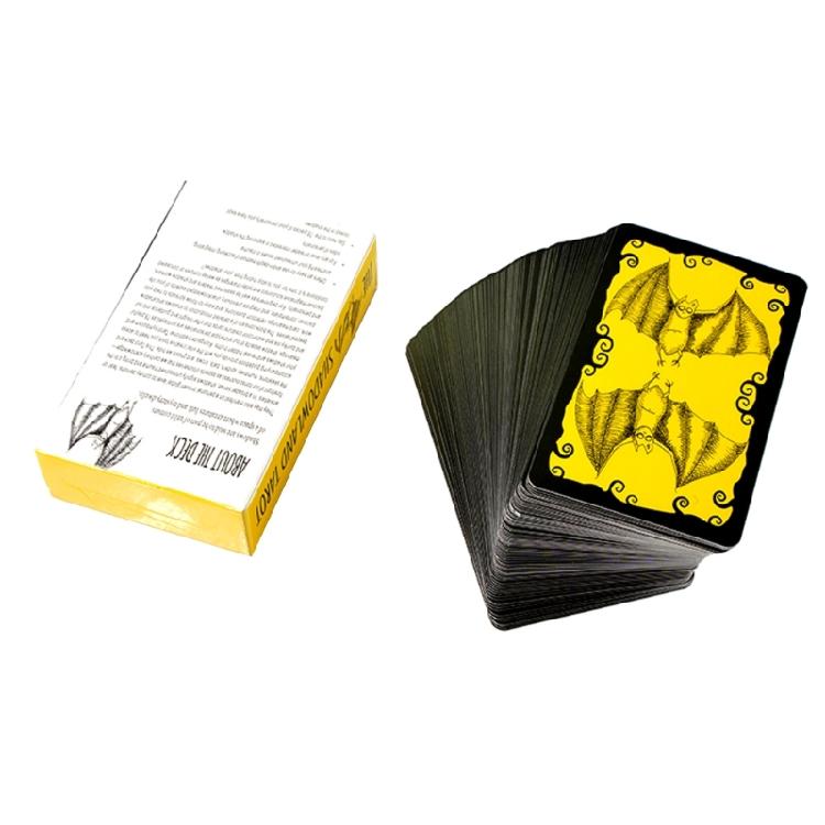 Jeu de société de divination Terre d'Ombre Mystérieuse Cartes de Tarot Édition Complète Anglaise