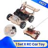Mini RC Car DIY Educational Physics Experiment Toys Birthday Gift for Children