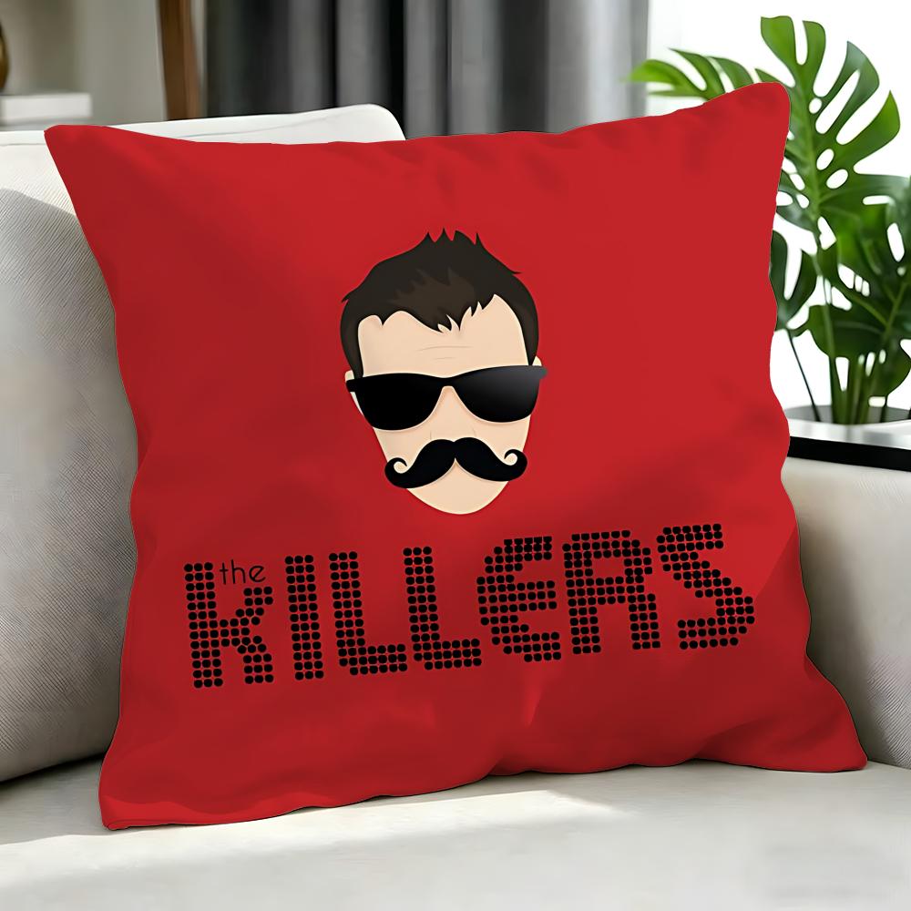 rock The Killers Cushion Cover Cushion Cover Set Pcs x x x Pillowcase Decorative Sofa Home Decor