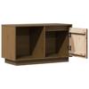 Vidaxl TV Cabinet, Honey Brown, 74X35X44 Cm, Solid Pine Wood