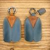 Universal Handmade Genuine Leather Car Key Cover Gift Box