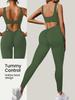 Women's European & American High-Elastic Yoga Bodysuit with Sexy Back Design and Tight-Fitting Long Pants