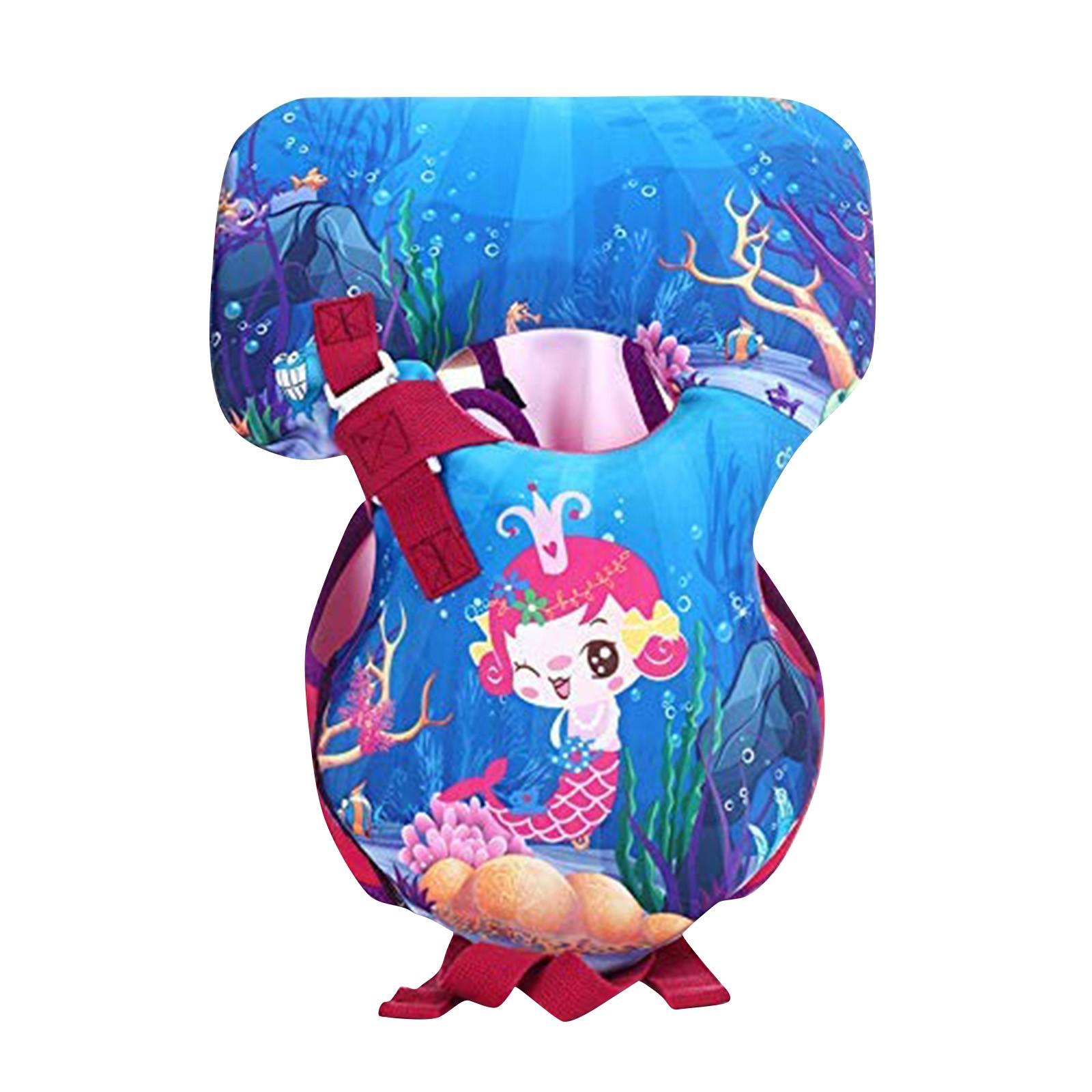 

Детский спасательный жилет с принтом, нагрудник, жилет для плавания, снаряжение для тренировок по плаванию One Size