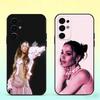 Singer T-Tini S-Stoessel Phone Case Black Silicone Soft For Samsung S25,S24,S21,S22,S23,S30,Ultra,S20,Plus,Fe,Lite
