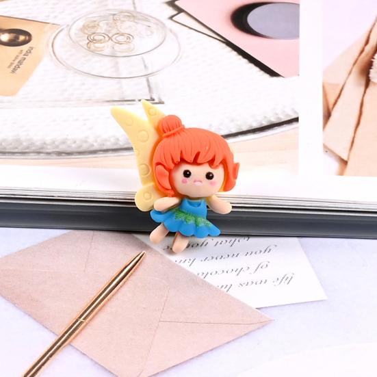 20Pcs Flower Fairy with Doll Decor Fly Wing Home Ornament Miniature Toy Gift