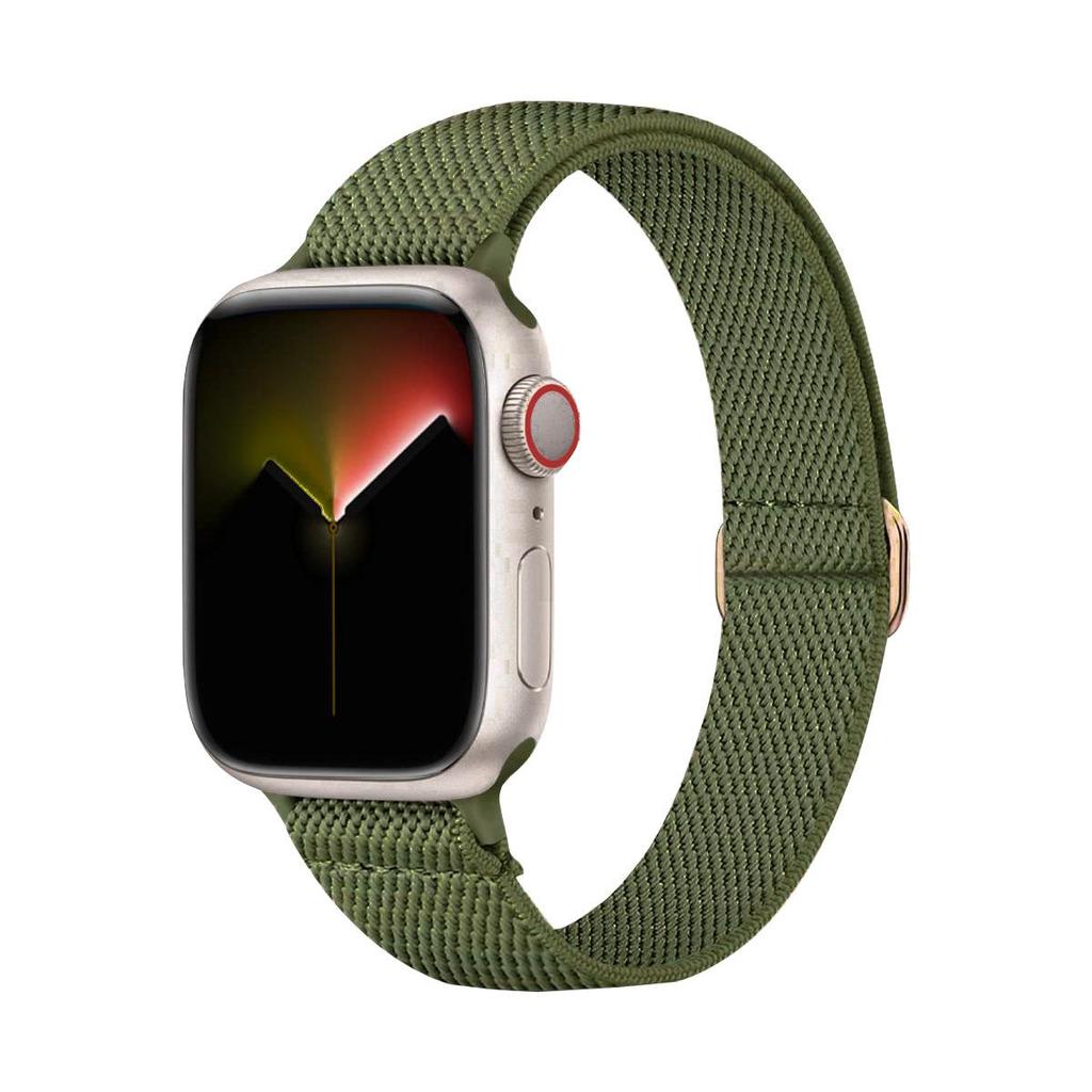 Apple Watch SE87654 Bracelet Élastique en Nylon pour Femme - Convient aux Petits Poignets, Bracelet Ultra