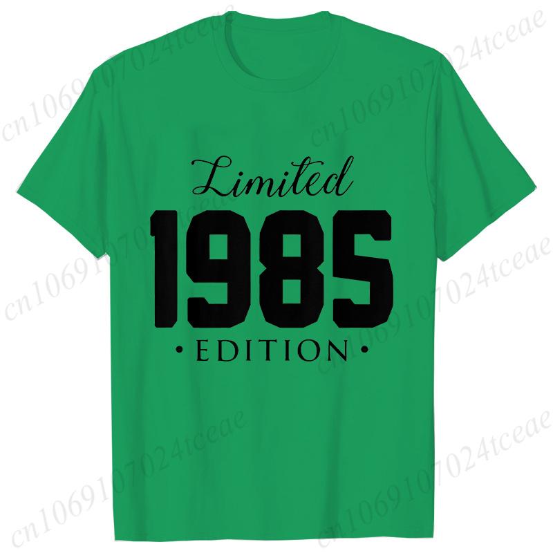 

Unisex Unisex Tshirt Limited1985 Edition Graphic Tee Shirt Unisex Birthday Y2k Top Funny Vintage Fashion Unisex Oversized T Shirt Tops S