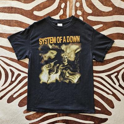Camiseta Negra de la Banda System Of A Down Unisex para Concierto Tallas S a 5XL LO108 Camiseta Unisex