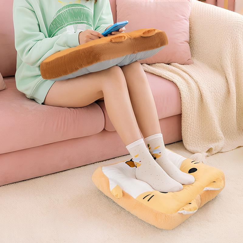 Cartoon Plush Chair Pad for Kids - Height Boost & Comfort