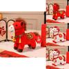 Year Of The Horse Plush Toy With Pp Cotton Fill For Lunar New Year Gift Collection