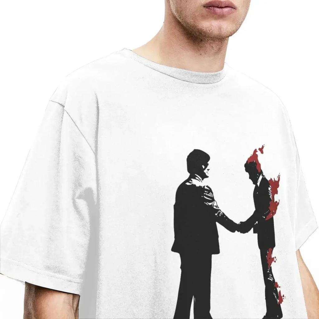 Vintage Wish You Were Here Rock  T Shirt Men Women's Cotton Fan Gift Tees Shirt Summer Clothes